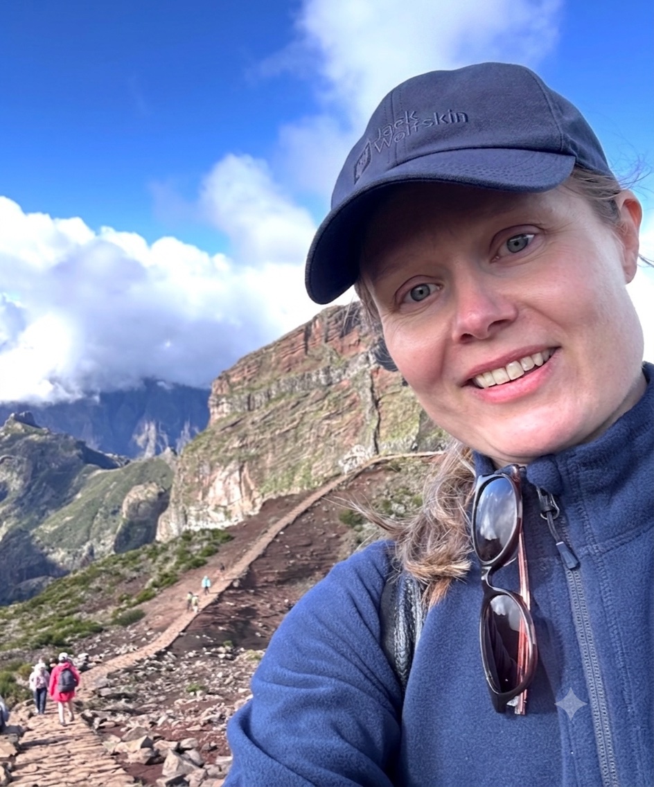 Nina Patkai outdoors in Madeira